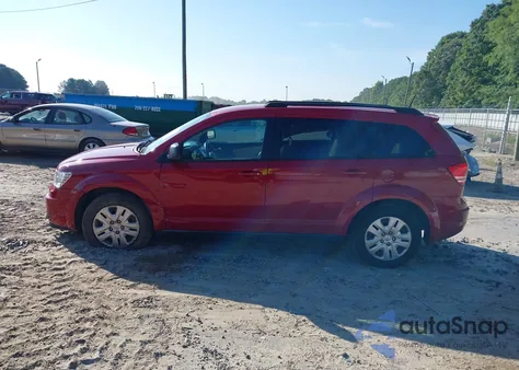 2018 Dodge Journey Se из США, поврежденный, VIN 3C4PDCAB5JT518923